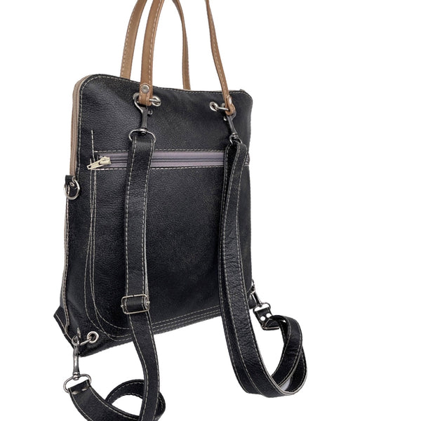 FLUID large bag / rucksack  (black & beige)